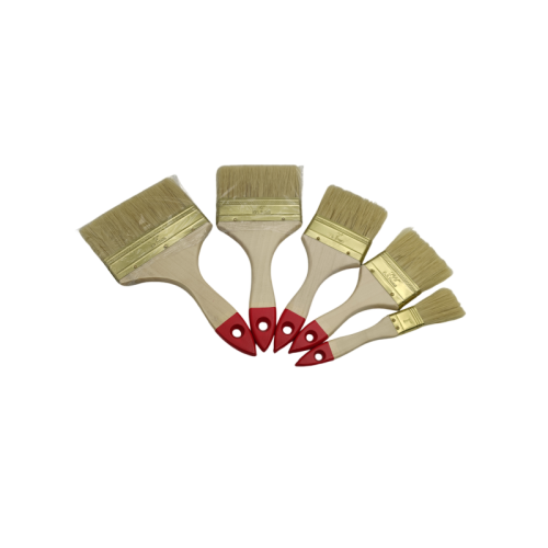 Durable Wooden Handle Pig Bristles Mixed Filament Paint Brush for All Paint Types Featured Image