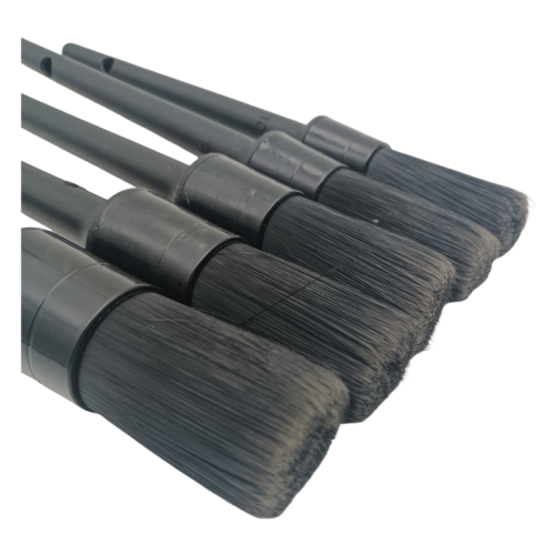 5-Piece PET Filament Car Detailing Brush Set Dust Brushes for Vehicle Cleaning Featured Image
