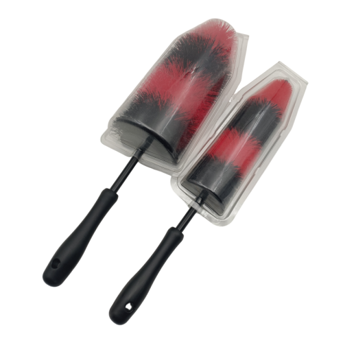 Car Clean Tool Soft Bristle Easy Reach Wheel and Rim Detailing Brush Car Wheel Brush Featured Image