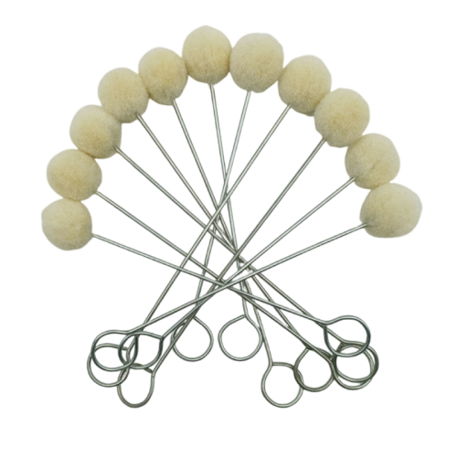 Wool Dauber for Leather Dye Oiling Polishing Painting DIY Grade Steel Wire Brush for Crafting for Alcohol Dyeing Even Coloring Feature Image